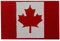Kanada-Flagge Kanadisches Ahornblatt Nationales Emblem Bestickter Aufnäher zum Aufbügeln/Annähen