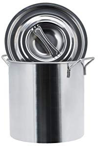 Gastronomie Profi Kochtopf aus Edelstahl 11 Größen Suppentopf Topf Gastro !! BESTPREIS !! (50x50 = 100L)