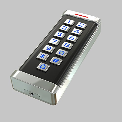 KingGo 2017 New Metal H1/H2 Keypad IC/ID Card Reader for Access Control System (H1 ID)