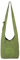 Vishes - Umhängetasche aus langlebiger, handgewebter Baumwolle mit aufgestickter Spirale - Unisex hellgrün