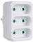 Maclean MCE212 Prise plate triple, 3x6A prise universelle (MCE212)