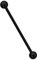 Modern Nature Piercing-Schmuck Industrial Ohr Piercing 316L Stahl Stab 1,6 x 35 mm schwarz