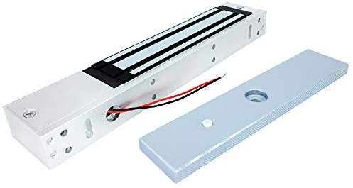 AMAO Serrure électrique magnétique 280 kg 600Lbs Electro Aimant 12V, Serrure électromagnétique pour système de contrôle d'accès, Verrouillage de Porte magnétique NC Fail-Safe Mode