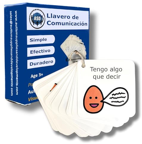 Llavero de comunicación para personas autistas