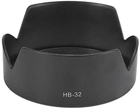 Bindpo HB - 32 Gegenlichtblende, Kameraobjektiv Sonnenschutz Regenschutz für AF-S DX 18-70 mm f/3.5-4.5G IF-ED für AF-S DX Zoom-Nikkor 18-135 mm f/3.5-5.6G IF-ED