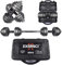 Exersci Cast Iron Adjustable Dumbbell/Barbell Box Set 30 KG - Bicep Curl, Tricep Extension, Bench Press, Upright Row- Fitness Workout Home Gym