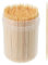 Palillos de cóctel redondos grandes de 6 cm, palillos de madera en caja de almacenamiento, robustos, seguros, púas de doble cara, aperitivos canapé, barbacoa (500 palos de cóctel)
