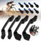 DURANTEY 4 Stück Scheibenbremse Adapter Vorne 180mm/160MM Rahmen Scheibenbremse Adapter Hinten 160/140MM Scheibenbremsenadapter mit 8* Abstandshalter Adapter für Scheibenbremse MTB BMX Mountainbike