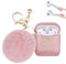 Airpod 2nd Generation Case Cover PERSONALLY YOURZ Airpod 1st, 2nd Gen Case Silicone Protective Case Cover 【Support Wireless Charging, Front LED Visible】 Keyring & Soft Fluffy Pompom – ROSE GOLD