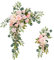 RESOYE Lot de 2 guirlandes de roses artificielles en soie pour arche de mariage, arrangement floral pour cérémonie de réception, rose