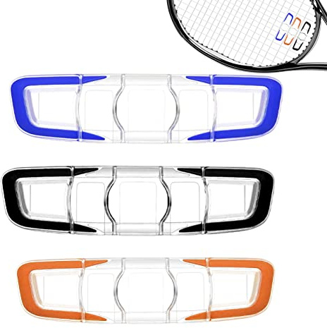 Tennisschläger-Dämpfer,3-teiliger Tennis-Vibrationsdämpfer, langer Streifen, langlebig, weich, Tennisschläger-Stoßdämpfer für Tennisspieler, Sport, zur Reduzierung von Vibrationen