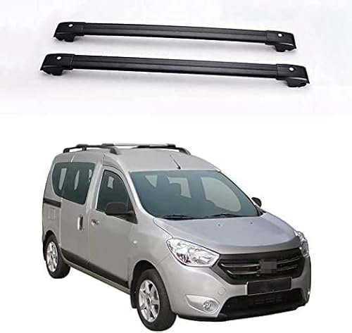 2 Stück Auto Dachträger Für Dacia Dokker MPV 2012-2021, Fahrradträger, Dachboxen Oder Als Skihalter Für Offene Dachrelinge, Auto Zubehör