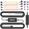 Miofive USB Type-C Hardwire Kit Only for Miofive S1 & Mini Series and Mirror 1 Dash Cam, Activate Parking Mode and Low Voltage Protection, 11.5 ft / 350 cm (Need Purchase Separately)