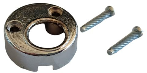 COPERCHIETTO CROMATO X SERRATURA COMPLETO DI RIBATTINI VESPA 50 125 APE TMP 50