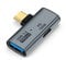Seminer Adaptador USB C OTG, Cargador Tipo C 100W PD y USB 3.0 Splitter Compatible para iPhone 15 Pro MAX, Google TV Chromecast 2020, MacBook, Samsung Galaxy S22/S23