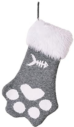 yanwuwa Weihnachtsstrumpf, gefüllt, für Süßigkeiten, für den Innenbereich