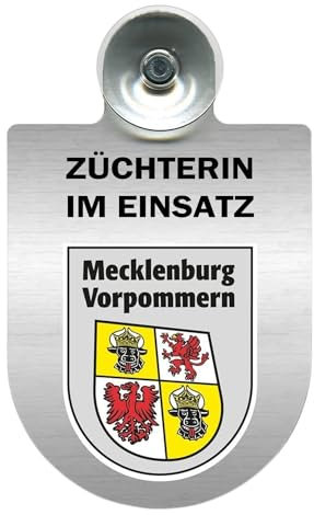 Alu-Dienst-Schild Züchterin im Einsatz Geschenk Verein (Mecklenburg-Vorpommern)