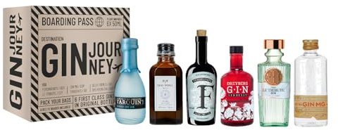 Gin Journey Mini Set 6 x 50ml 42,55% Vol.