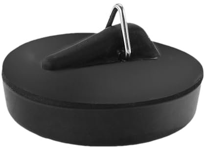 Waschbeckenstöpsel von 'sal mit Kette, auslaufsichere Ablaufstopfen für die Küche, Ablaufstopfen für Küchenspüle, Edelstahlkette für Badewannenstöpsel, Ersatz für Badewannenstöpsel und Kette,