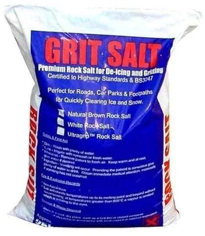 Brown Rock Salt De Icing Grit 15kg Handy Bag
