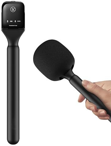 Microphone Holder, Handle Mount With Draft Shield,For Dji Mic 2 Interview Handle Handheld Phone Microphone Dji Mic Handheld Adapter Dji Mini Mic Accessories Rode Mic Handle Handheld Mic Dji