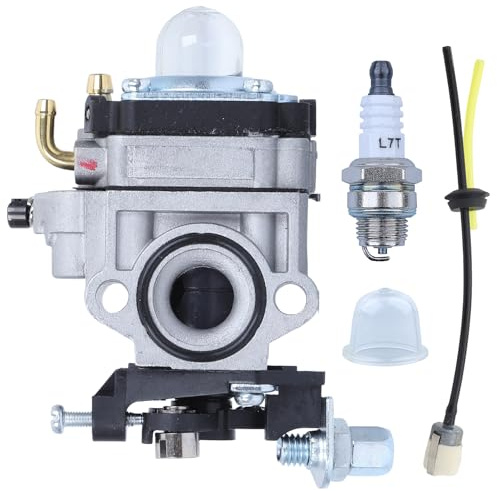 Adefol WYK-186 Kit Carburateur 32cc 34cc pour Echo SRM-260 SRM-261 PAS-260 SHC-260 pour Shindaiwa TL26 TU26 Moteurs 2 Temps 11mm Carburateur pièces détachées, pour Débroussailleuse, Tronçonneuse