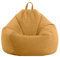 PRIOKNIKO Bubibag Lazy Sofa Sitzsack Tatami Matte Einfaches Schlafzimmer Einzel Sitzsack Sofa Stuhl Ungefüttert XL:100X120Cm Khaki (Kein Füllstoff)