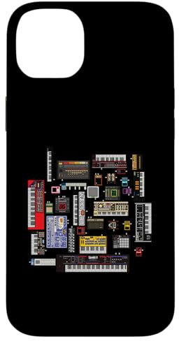Analog Modular Synthesizer Music Producer Keyboard Case for iPhone 14 Plus