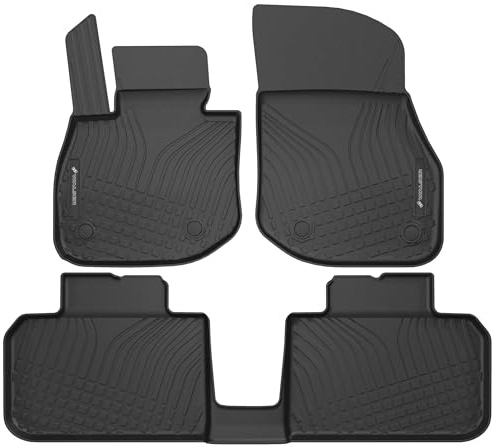 WALSER Premium Fussmatten Auto für BMW X1 Elektroantrieb (U11) 07/2022-Heute, 100% passgenaue Gummimatten Auto - Made in EU, robuste Fußmatten Auto, Auto Fußmatten, Fußmatte Auto