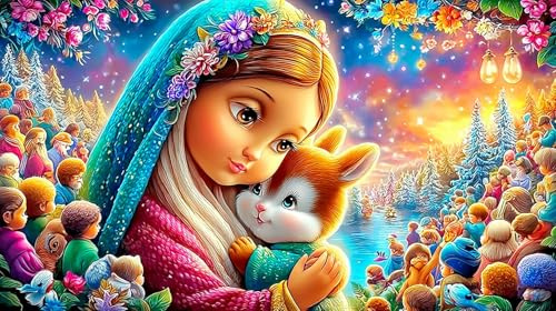 HochwerTiger Cartoon Erwachsenenpuzzle 1000 Teile Herausforderndes Spiel Bildungsspiel-Entspannung Puzzle für Erwachsene und Kinder Tolle Geschenkidee 38x26cm/1000pcs