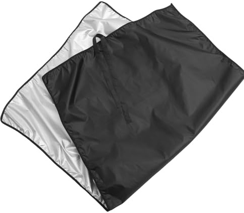 LOORGVEL Kofferraummatte Einlagige Kofferraumauskleidung Schwarze aus Oxford Stoff und Pu Einfache Bedienung und Reinigung für Auto Ladefläche
