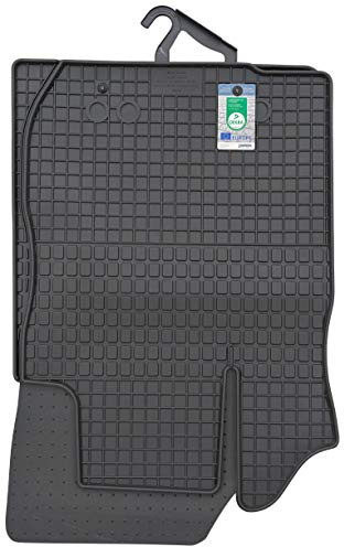 PETEX Gummimatten passend für Duster 4x2 ab 03/2010-12/2013 / Duster ab 01/2014-12/2017 / Duster ab 01/2018 Fußmatten schwarz 4-teilig