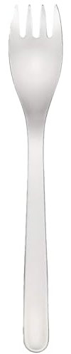 Sori Yanagi Simple Form Cutlery for Easy Use, Tsubamesanjo Stainless Steel Fish Fork, Sleek Design for Smooth Texture, Dishwasher Safe, Brushed Finish