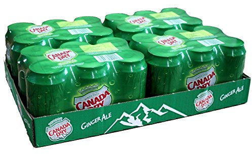 Canada Dry Ginger Ale 4 Pack de 6 x 0,33 l lata IMPORT (24 latas plastificadas)