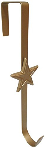 Christmas Concepts® 290mm (11.4) Christmas Metal Wreath Hanger - Gold Star Design
