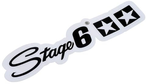 Aufkleber STAGE6 (Sticker) Schwarz