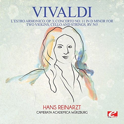 Vivaldi: L'Estro Armonico, Op. 3, Concerto No. 11 in D Minor for twoviolins, cello and strings, RV 565