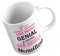 Ropa4 Taza de Desayuno de cerámica con el Mensaje Mamá y Abuela Maravillosa