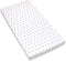 Amilian Spannbettlaken Spannbetttuch für Babybett Kinderbett 60x120 cm, 70x140 cm, 100% Baumwolle, fürs Baby, Baby Bettwäsche Größe: 140x70 cm, Muster: Sternchen Grau auf Weiß