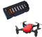 Dinglong Nouvelle Mise À Niveau Batterie 3.7v 500mAh pour Mini Drone Quadricoptère Pliable RC D2WH