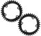 Plato de Bicicleta, BCD 96MM Ancho Estrecho 32T 36T 38T Plato Anillo de Cadena Simple para M6000 M7000 M8000(34T-Negro)