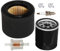 Carkio Filtre à air pré-nettoyant Combo filtre à huile carburant bougie d'allumage kit d'ajustement Compatible with Kawasaki FJ180V 11029-0019 11029-0032 49065-2057 49065-2078 tondeuse à gazon