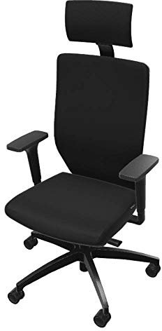 Dauphin Stilo ES Operator (Schwarz, mit Nackenstütze)
