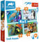 Trefl, Puzzle, Die geheimnisvolle Welt der Tiere, von 35 bis 70 Teilen, 4 Sets, für Kinder ab 4 Jahren