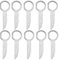 YIXISI 10 PCS Car Radio Removal Tool Key, DIN Release Keys with Easy Grip Handles, Radio Stereo Removal Released Tools Kit for Car