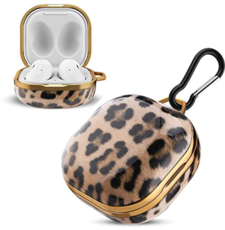 Cadorabo Case compatible with Samsung Galaxy Buds PRO/LIVE/Buds 2 - Design Leopard - Tragbare IMD Kopfhörer Schutzhülle Case