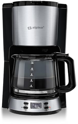 alpina Filterkaffeemaschine - 1,5 L - Warmhaltefunktion - 230V 1000W