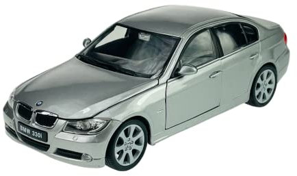 Welly BMW 3er 3 Er 330i 330 i 2006 Silber E90 E 90 Limousine 1/24 Modellauto Die Cast Neu im Kasten