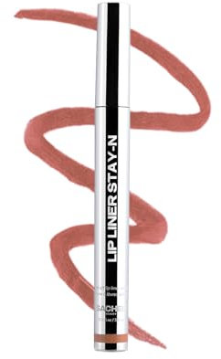 Sacheu Lip Liner STAY-N Peel Off Lip Stain — Long Lasting Matte Lip Tattoo Transfer Proof Lipstain Infused with Hyaluronic Acid & Vitamin E for All Skin Types — Vegan & Cruelty-Free, p-INKED
