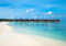 wandmotiv24 Fototapete Strand Malediven, 300 x 210 cm - selbstklebende Vliestapete 150g, Wanddeko, Wandbild, Wandtapete, Meer, Himmel, Wasser M1478